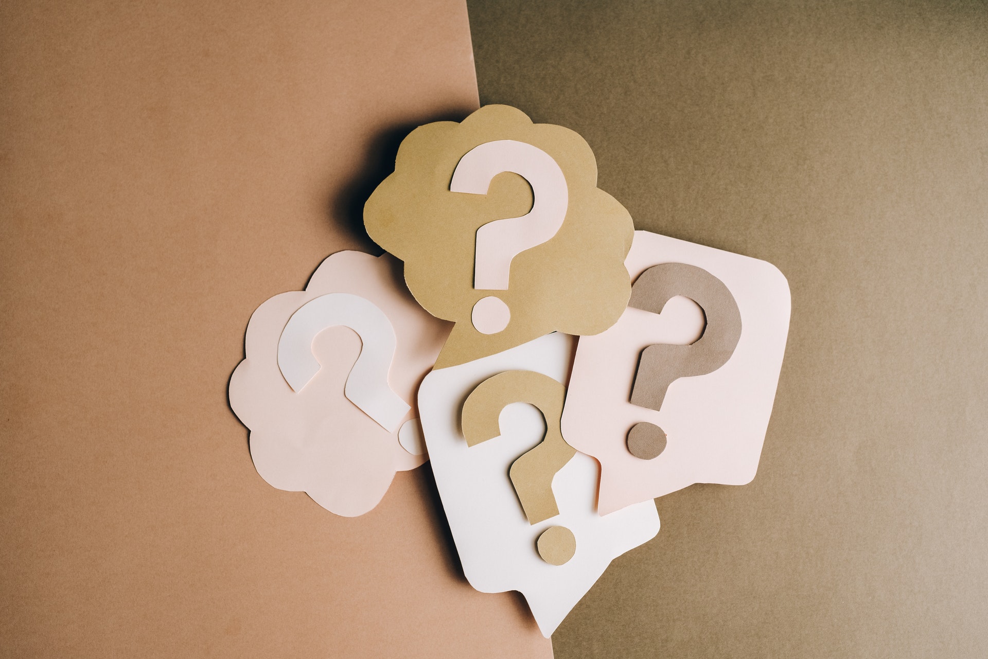 paper craft question marks